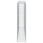 4 db íves horganyzott vas gabion kosár 400x50x220/240 cm 5