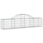 6 db íves horganyzott vas gabion kosár 200x30x40/60 cm 3