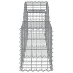 6 db íves horganyzott vas gabion kosár 200x30x40/60 cm 5