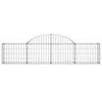 20 db íves horganyzott vas gabion kosár 200x30x40/60 cm 4