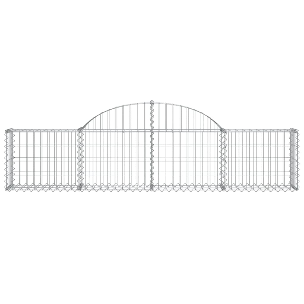 20 db íves horganyzott vas gabion kosár 200x30x40/60 cm 4