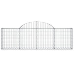 10 db íves horganyzott vas gabion kosár 200x30x60/80 cm 4