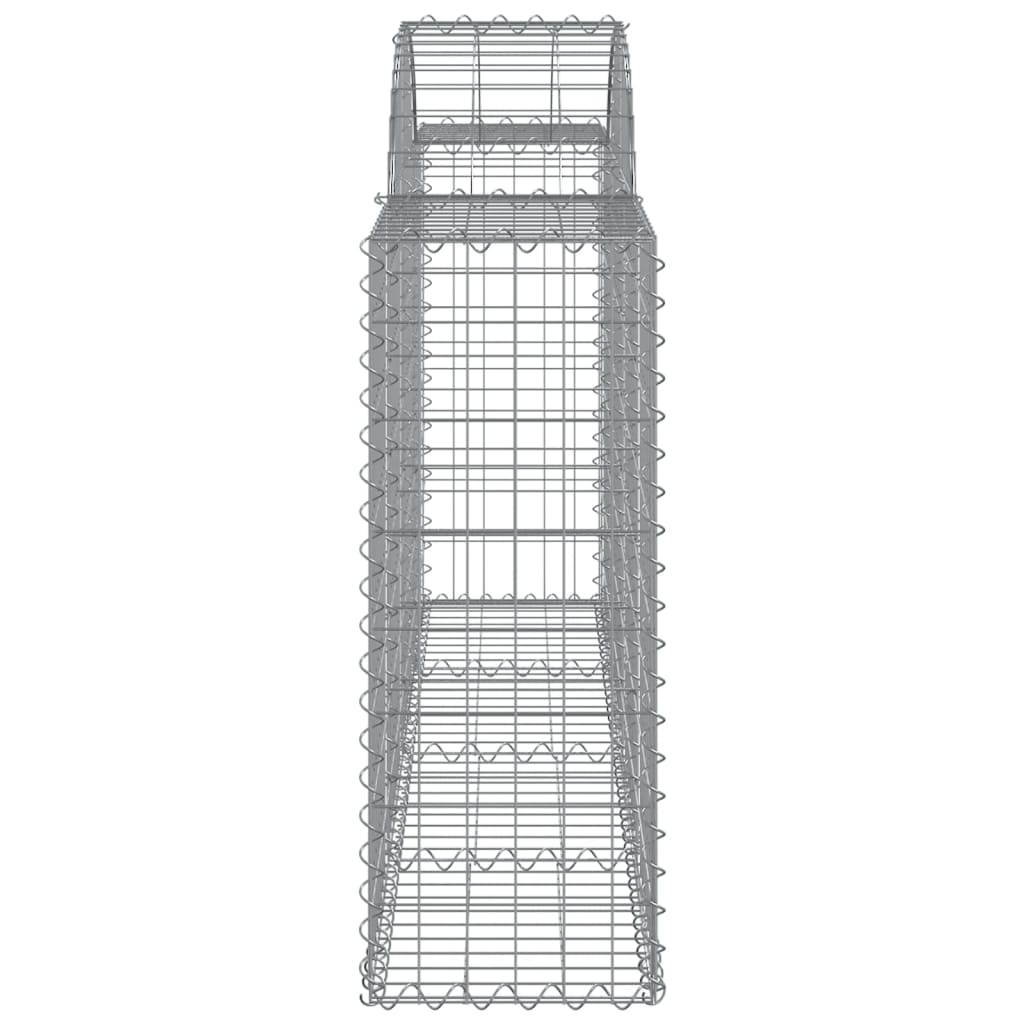 8 db íves horganyzott vas gabion kosár 200x30x80/100 cm 5