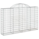 8 db íves horganyzott vas gabion kosár 200x30x120/140 cm 3