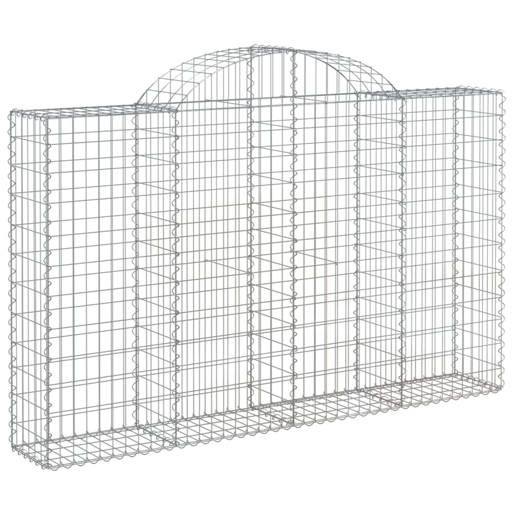 8 db íves horganyzott vas gabion kosár 200x30x120/140 cm 3