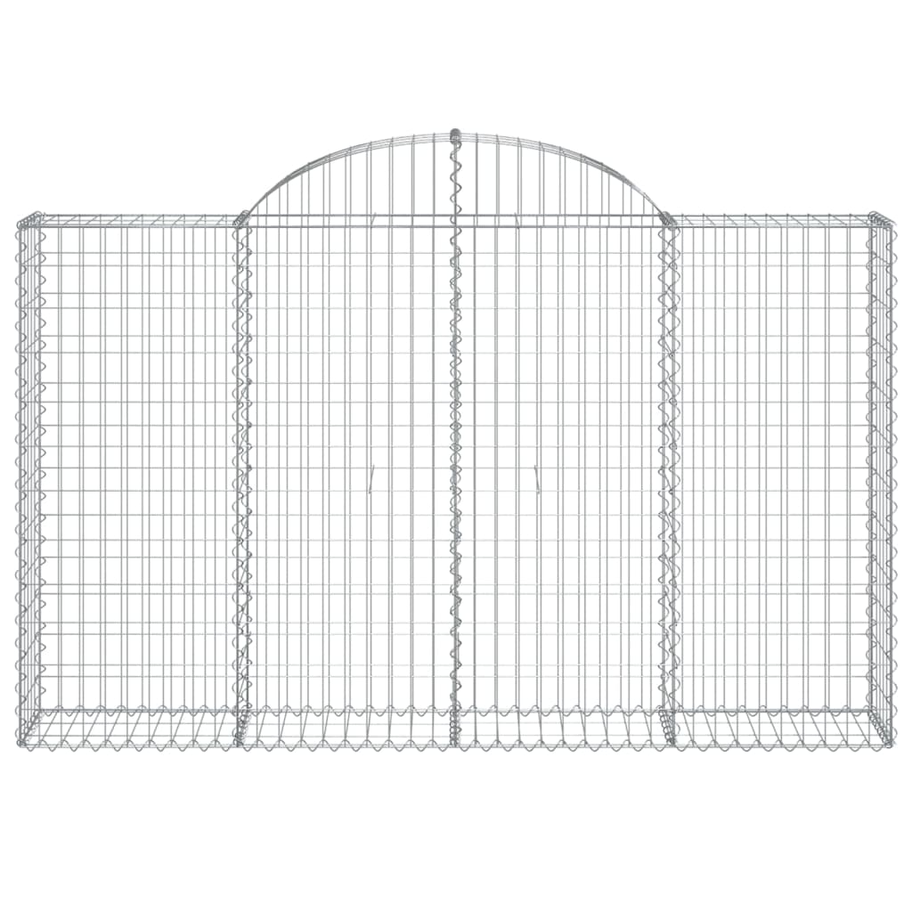 8 db íves horganyzott vas gabion kosár 200x30x120/140 cm 4