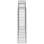 8 db íves horganyzott vas gabion kosár 200x30x120/140 cm 5
