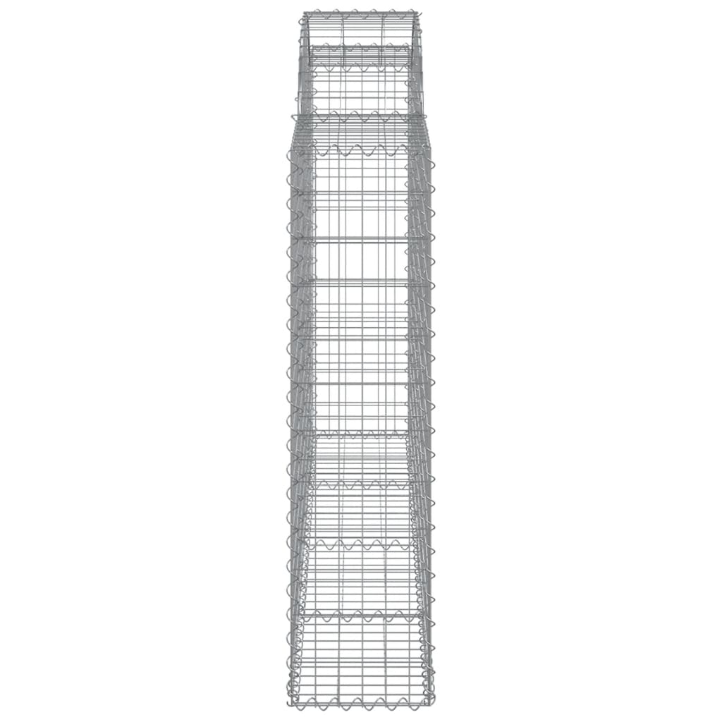 8 db íves horganyzott vas gabion kosár 200x30x120/140 cm 5