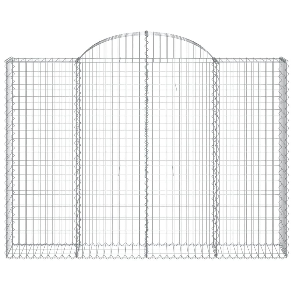 13 db íves horganyzott vas gabion kosár 200x30x140/160 cm 4