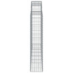 13 db íves horganyzott vas gabion kosár 200x30x140/160 cm 5