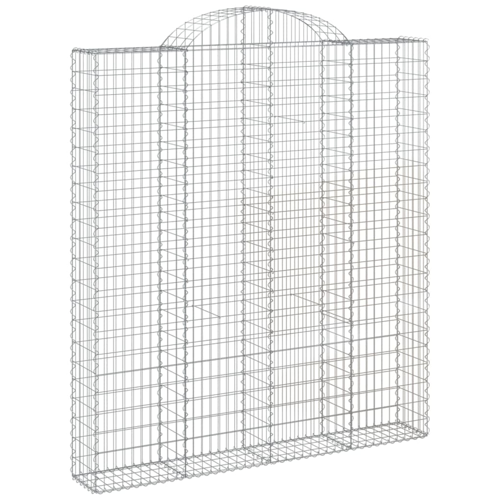 8 db íves horganyzott vas gabion kosár 200x30x220/240 cm 3