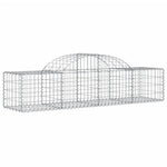 4 db íves horganyzott vas gabion kosár 200x50x40/60 cm 3
