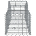 4 db íves horganyzott vas gabion kosár 200x50x40/60 cm 5