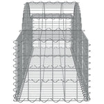6 db íves horganyzott vas gabion kosár 200x50x40/60 cm 5