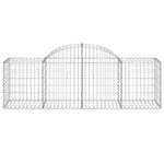 8 db íves horganyzott vas gabion kosár 200x50x60/80 cm 4
