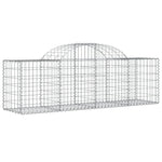 25 db íves horganyzott vas gabion kosár 200x50x60/80 cm 3