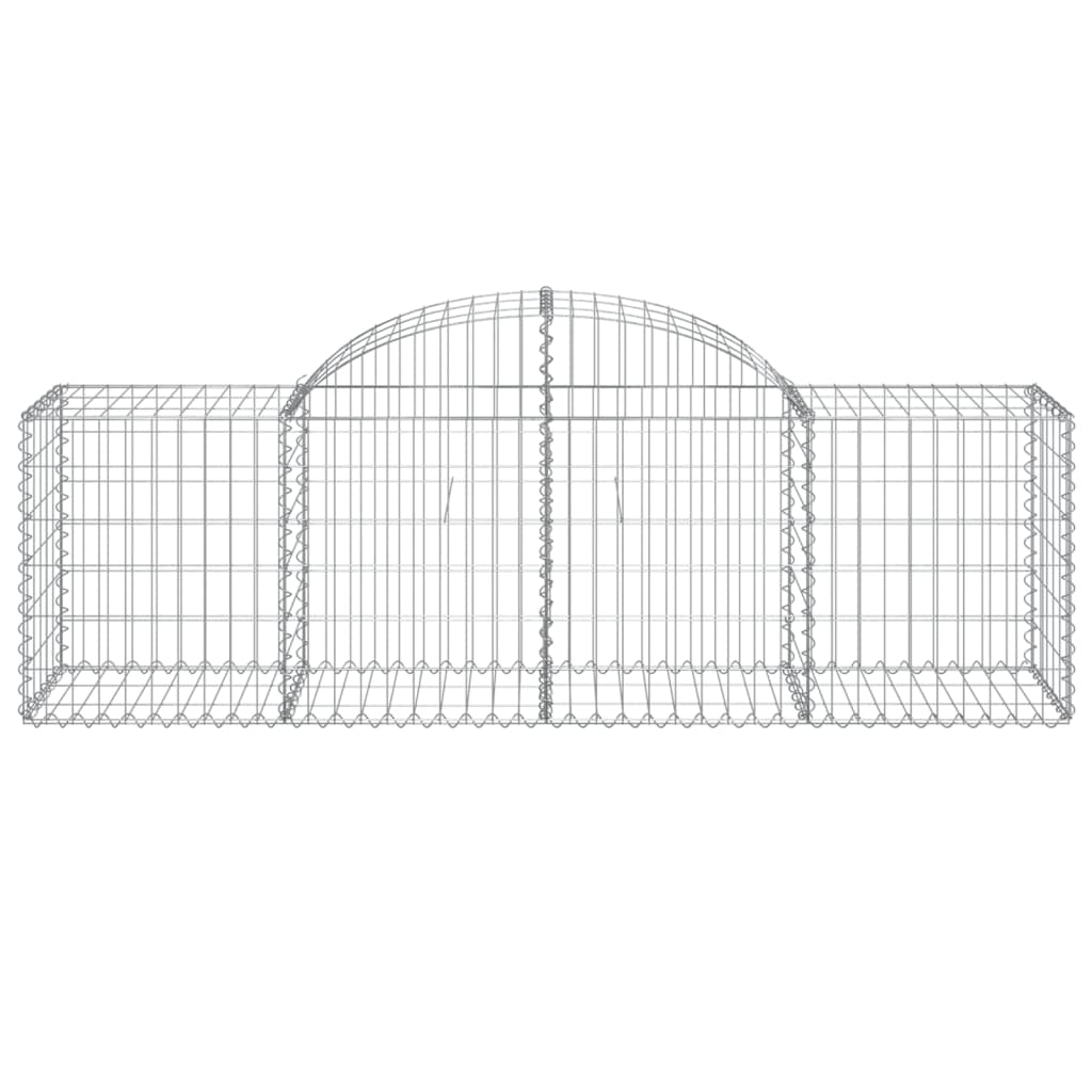 25 db íves horganyzott vas gabion kosár 200x50x60/80 cm 4