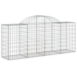 11 db íves horganyzott vas gabion kosár 200x50x80/100 cm 3