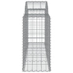 11 db íves horganyzott vas gabion kosár 200x50x80/100 cm 5