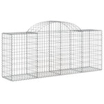40 db íves horganyzott vas gabion kosár 200x50x80/100 cm 3