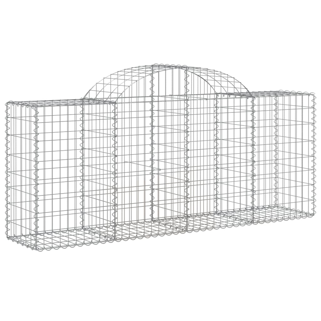 40 db íves horganyzott vas gabion kosár 200x50x80/100 cm 3