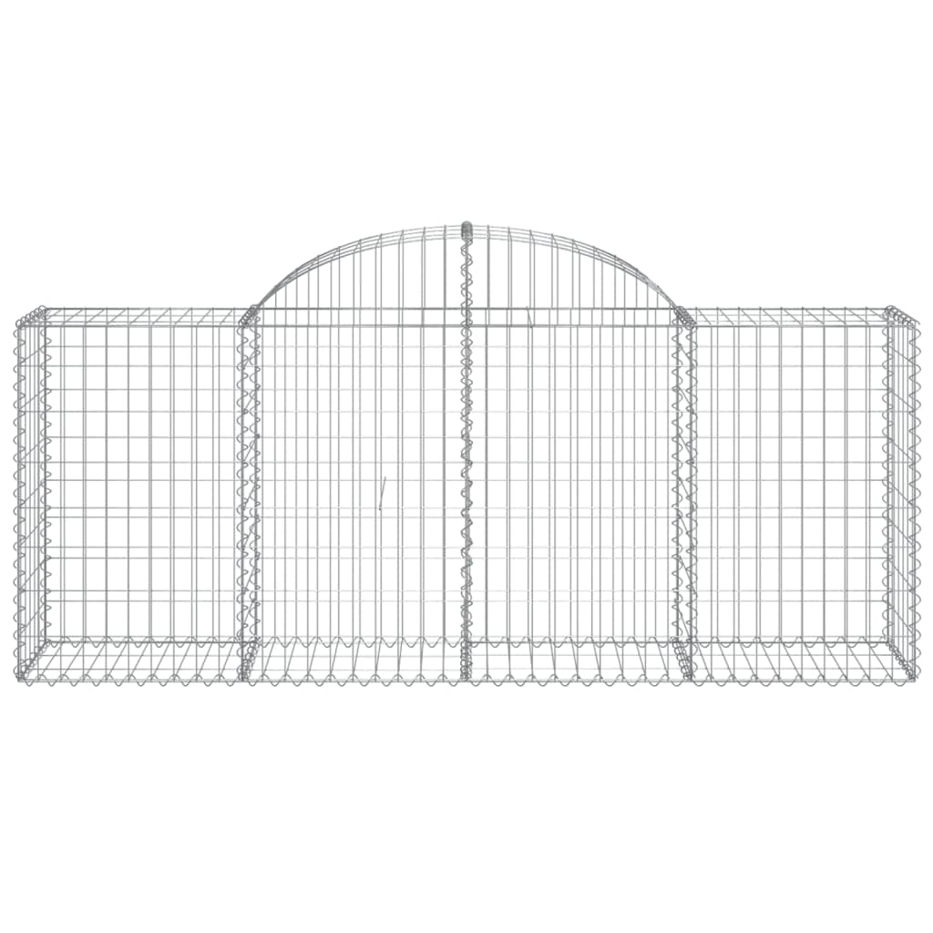 40 db íves horganyzott vas gabion kosár 200x50x80/100 cm 4