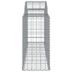 40 db íves horganyzott vas gabion kosár 200x50x80/100 cm 5