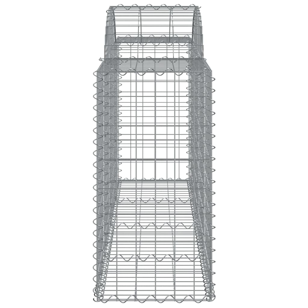 40 db íves horganyzott vas gabion kosár 200x50x80/100 cm 5