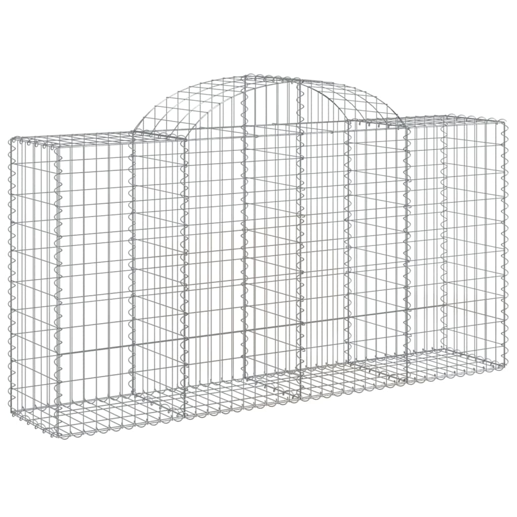 12 db íves horganyzott vas gabion kosár 200x50x100/120 cm 3