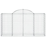 12 db íves horganyzott vas gabion kosár 200x50x100/120 cm 4
