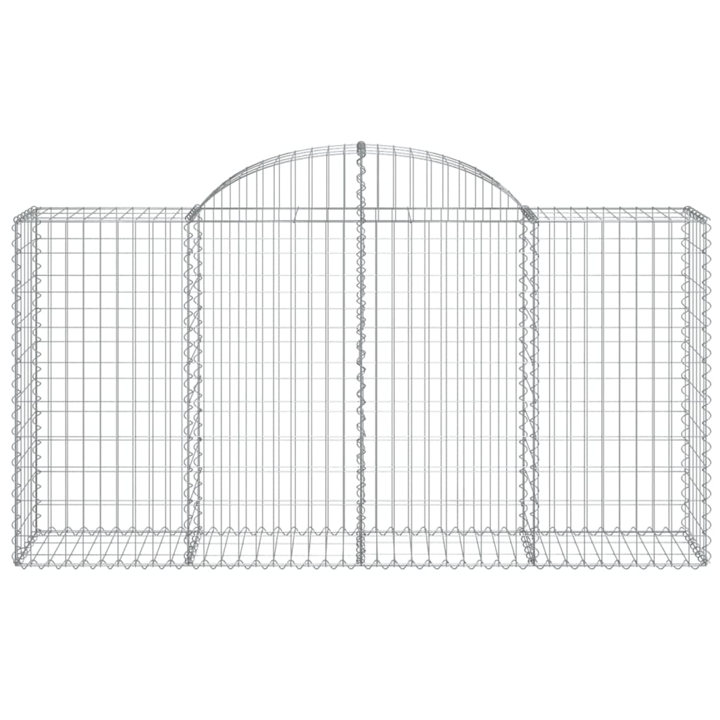 25 db íves horganyzott vas gabion kosár 200x50x100/120 cm 4