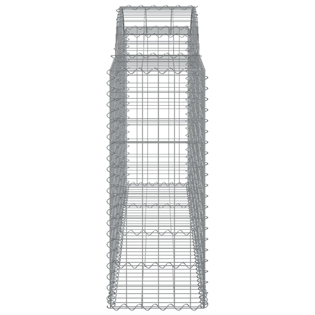 25 db íves horganyzott vas gabion kosár 200x50x100/120 cm 5
