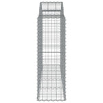 6 db íves horganyzott vas gabion kosár 200x50x120/140 cm 5