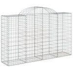 25 db íves horganyzott vas gabion kosár 200x50x120/140 cm 3