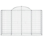 25 db íves horganyzott vas gabion kosár 200x50x120/140 cm 4