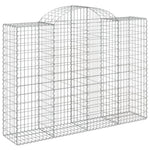 14 db íves horganyzott vas gabion kosár 200x50x140/160 cm 3