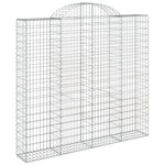 5 db íves horganyzott vas gabion kosár 200x50x180/200 cm 3