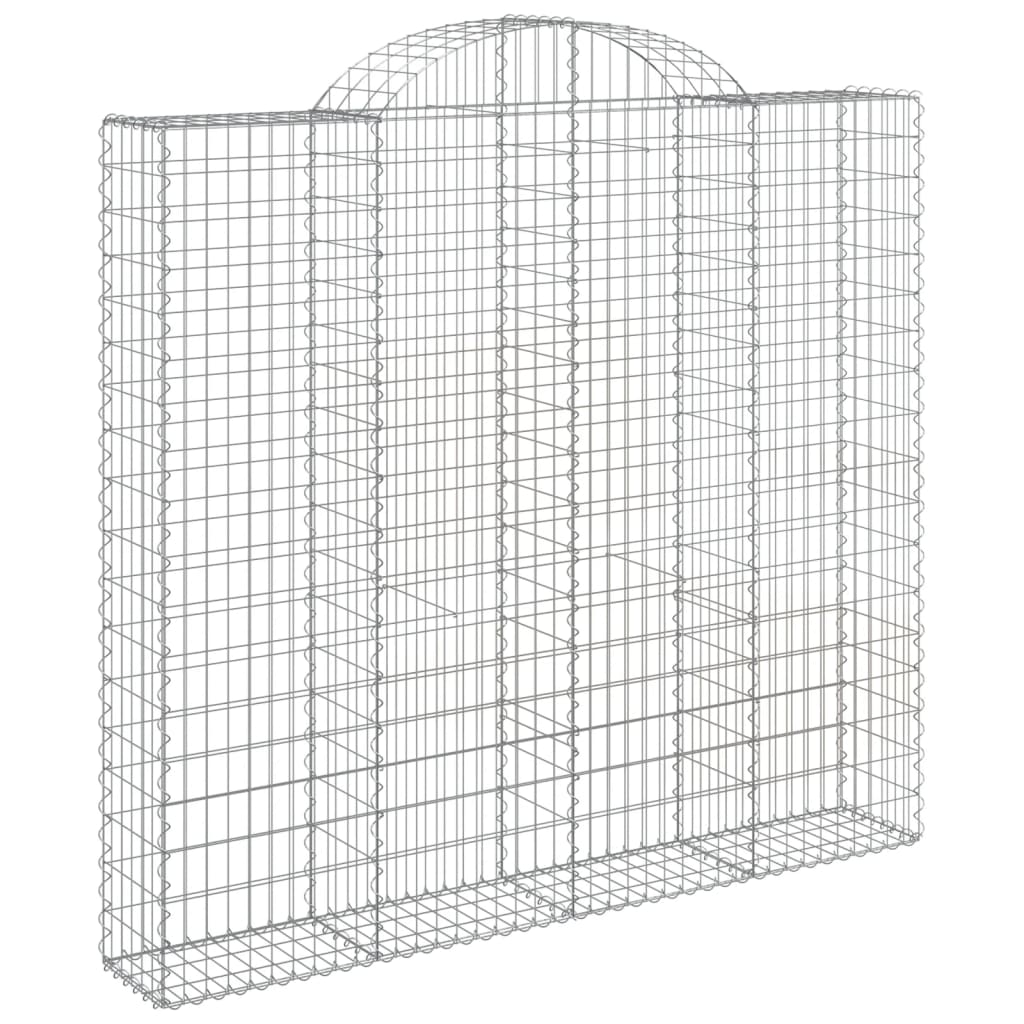 5 db íves horganyzott vas gabion kosár 200x50x180/200 cm 3