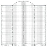 5 db íves horganyzott vas gabion kosár 200x50x180/200 cm 4