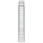 5 db íves horganyzott vas gabion kosár 200x50x180/200 cm 5