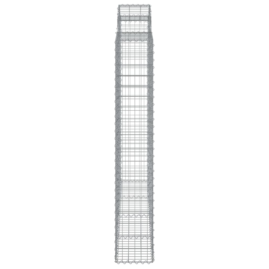 5 db íves horganyzott vas gabion kosár 200x50x180/200 cm 5