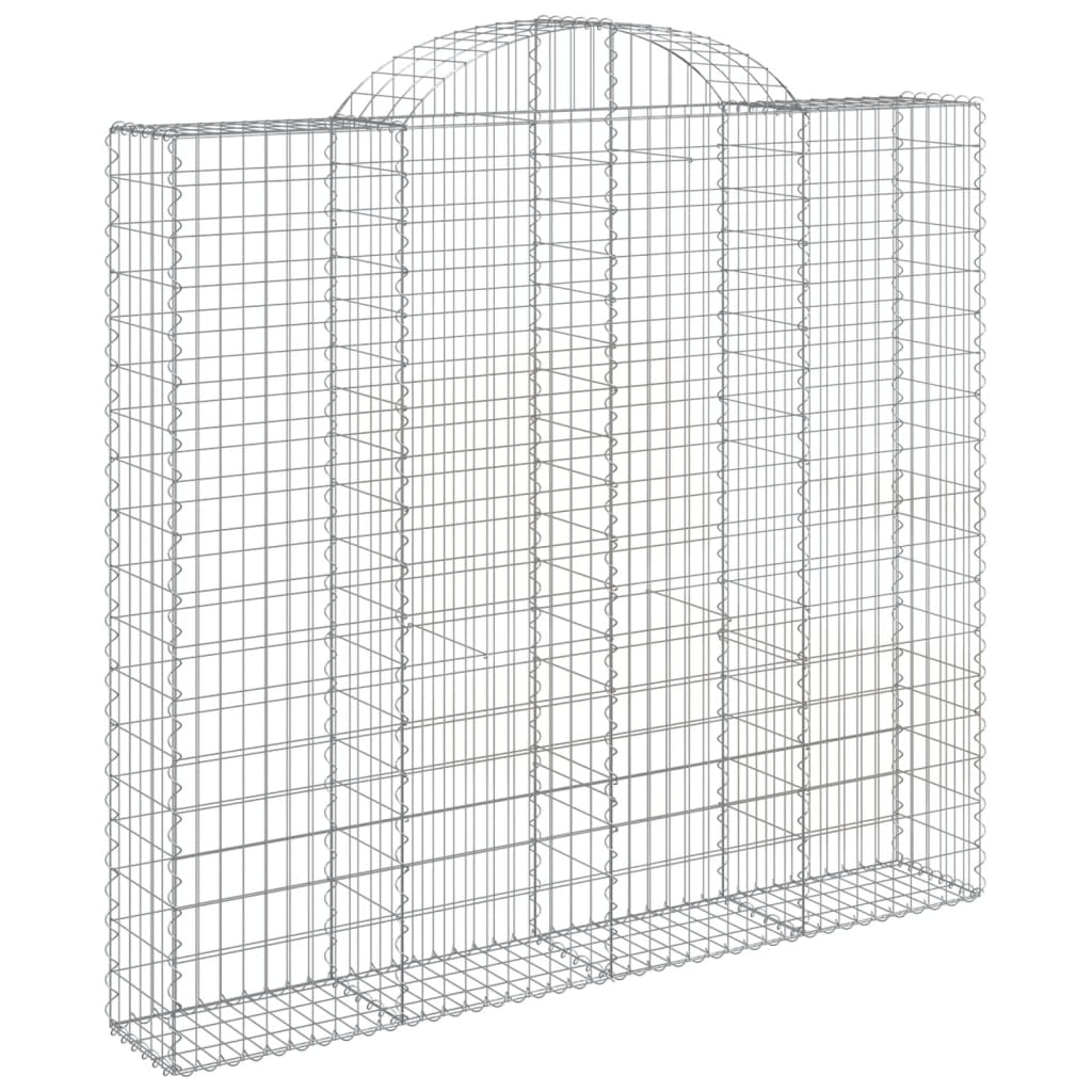 11 db íves horganyzott vas gabion kosár 200x50x180/200 cm 3