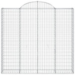 11 db íves horganyzott vas gabion kosár 200x50x180/200 cm 4