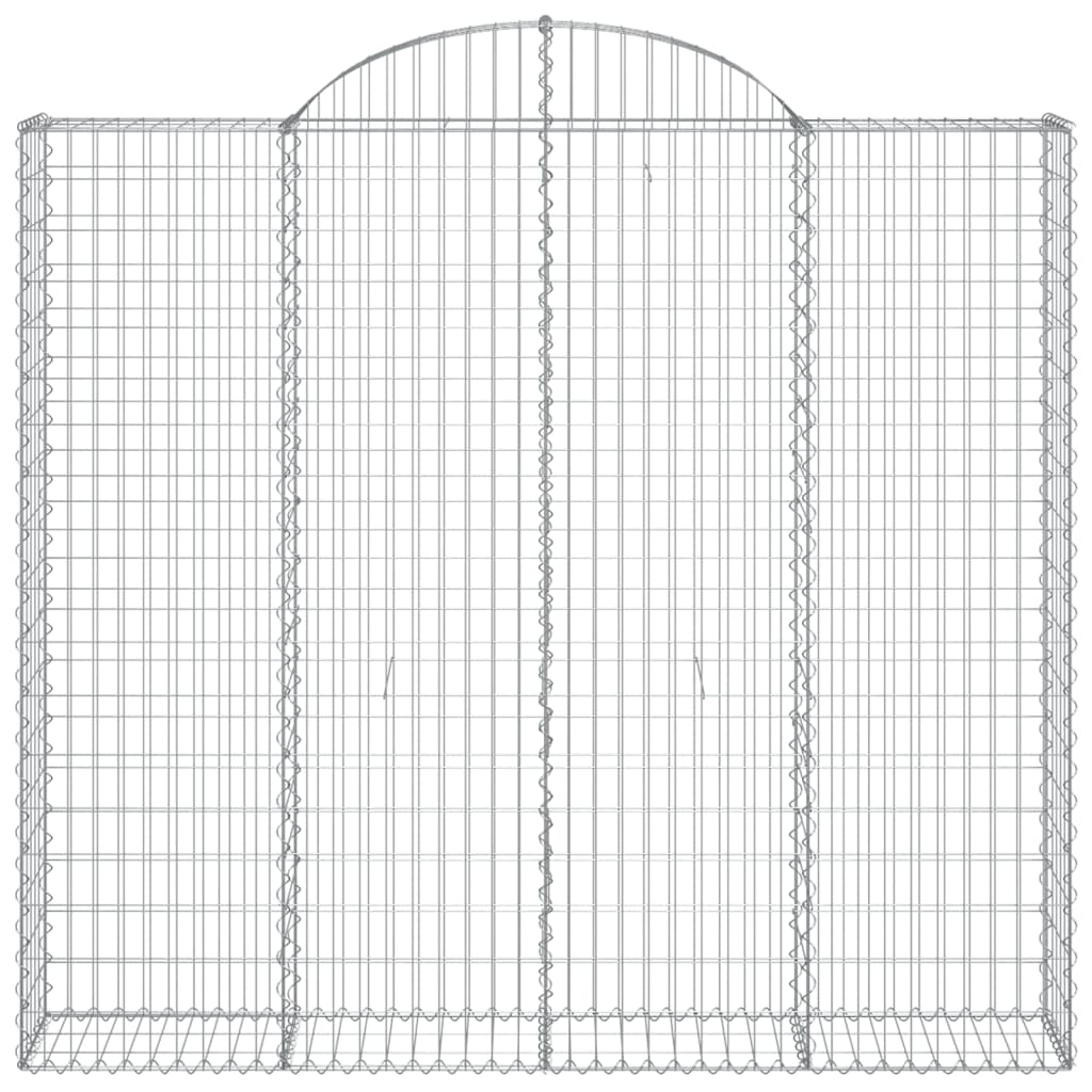 11 db íves horganyzott vas gabion kosár 200x50x180/200 cm 4