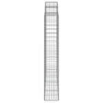11 db íves horganyzott vas gabion kosár 200x50x180/200 cm 5