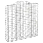 9 db íves horganyzott vas gabion kosár 200x50x200/220 cm 3