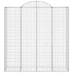 9 db íves horganyzott vas gabion kosár 200x50x200/220 cm 4