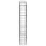 9 db íves horganyzott vas gabion kosár 200x50x200/220 cm 5