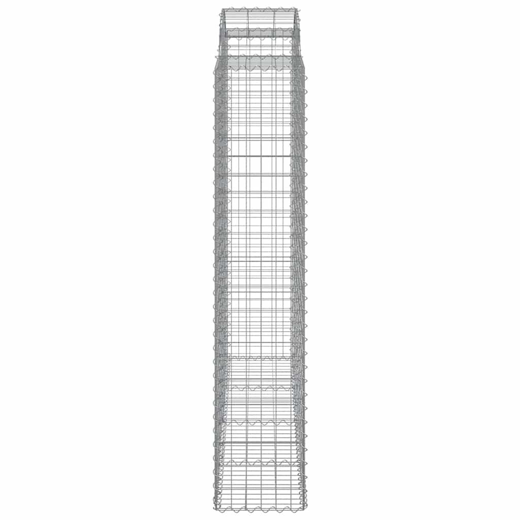 9 db íves horganyzott vas gabion kosár 200x50x200/220 cm 5
