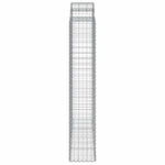 9 db íves horganyzott vas gabion kosár 200x50x220/240 cm 5